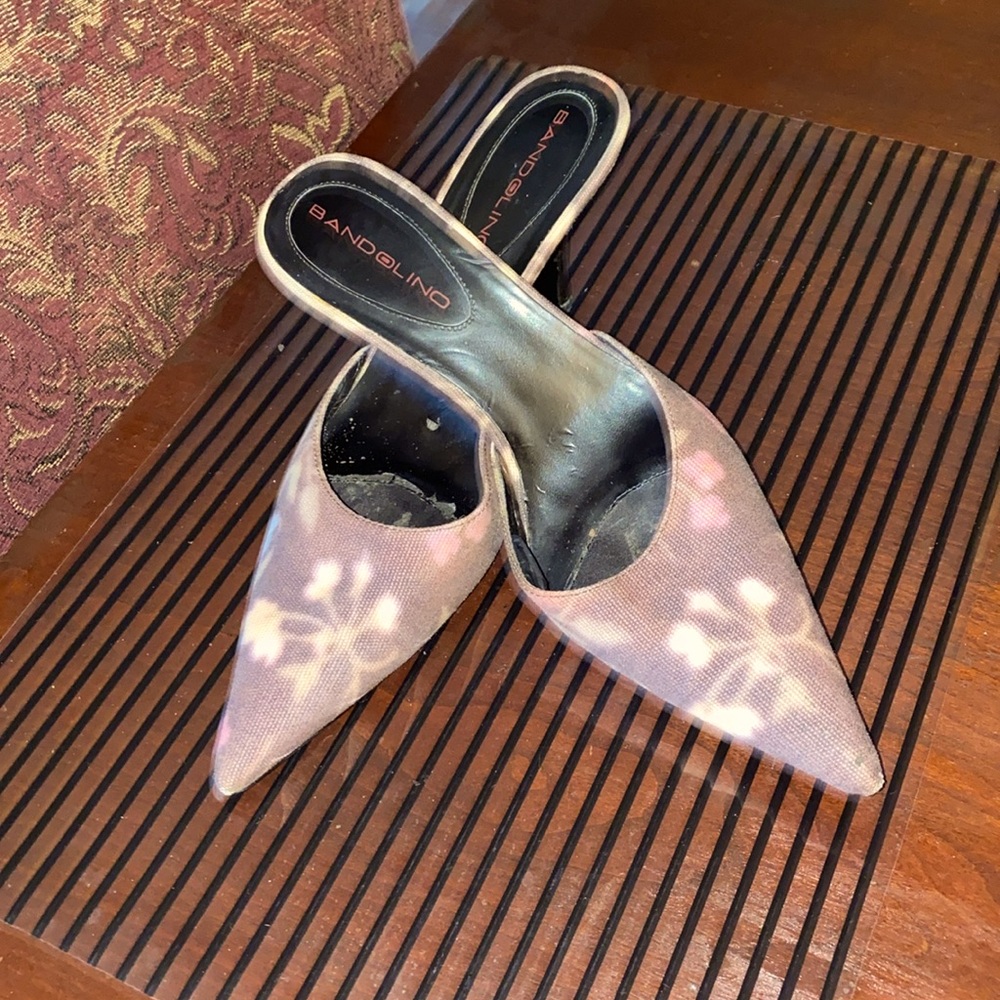 Bandolino Women’s Multi Color Canvas Mules